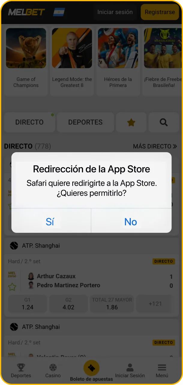Elige tu dispositivo y apuesta en Melbet.