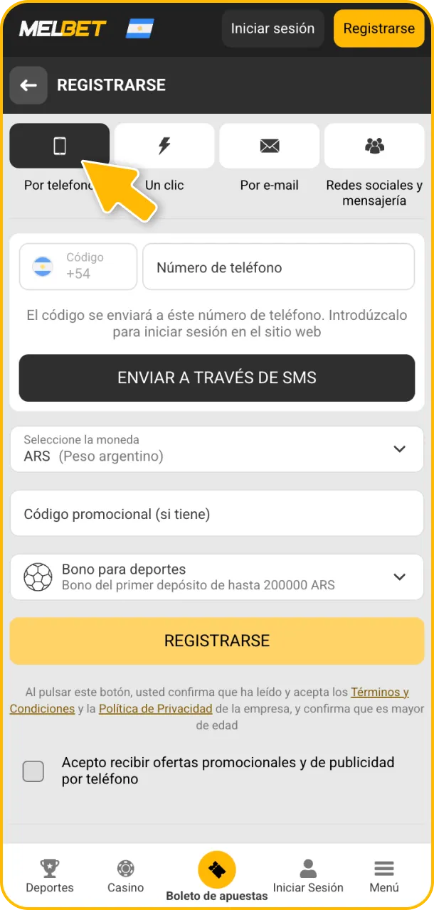 Selecciona el mejor método de juego en Melbet.